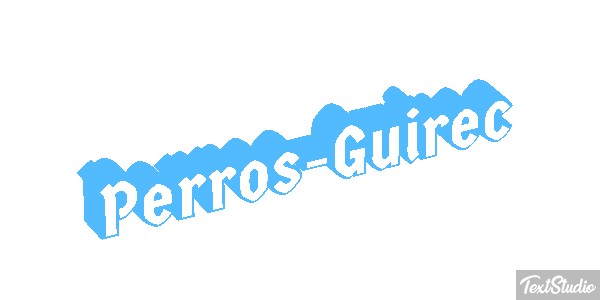Perros-Guirec Effetto testo