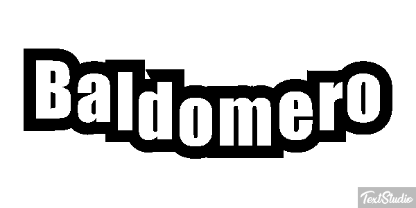 Baldomero Efecto de texto
