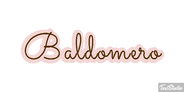 Baldomero Efecto de texto