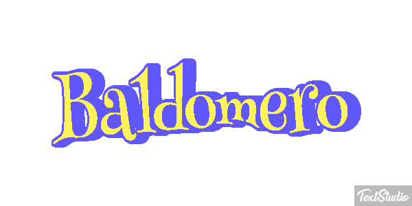 Baldomero Efecto de texto