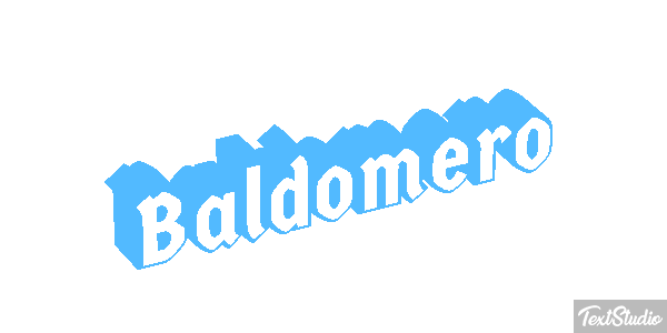 Baldomero Efecto de texto