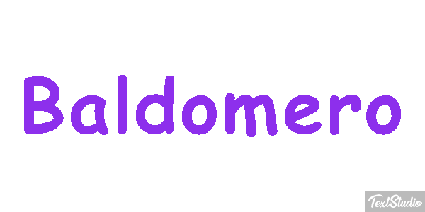 Baldomero Efecto de texto