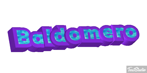 Baldomero Efecto de texto