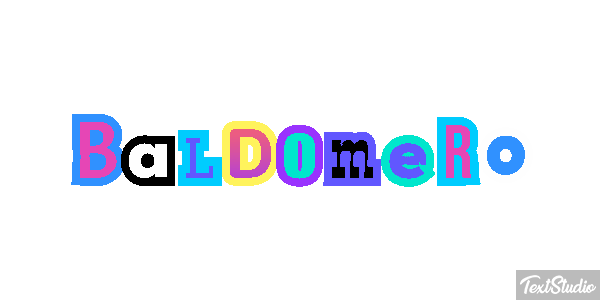 Baldomero Efecto de texto