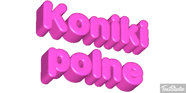 Koniki polne Efekt tekstowy