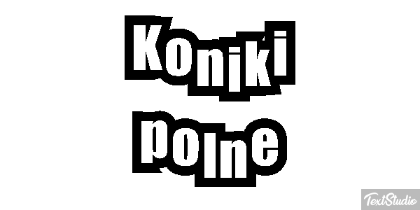 Koniki polne Efekt tekstowy