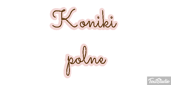 Koniki polne Efekt tekstowy