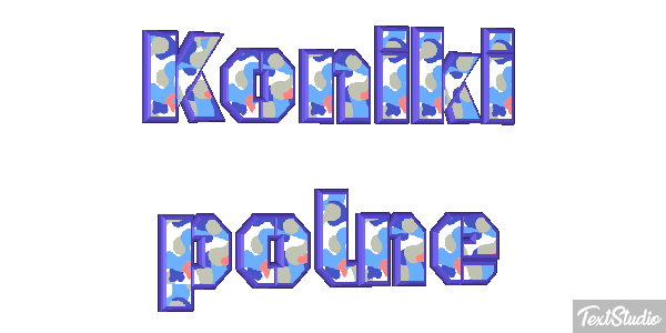 Koniki polne Efekt tekstowy