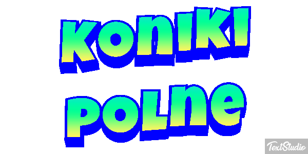 Koniki polne Efekt tekstowy