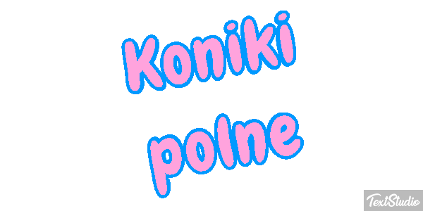 Koniki polne Efekt tekstowy