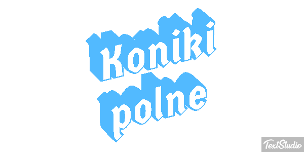 Koniki polne Efekt tekstowy