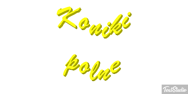 Koniki polne Efekt tekstowy
