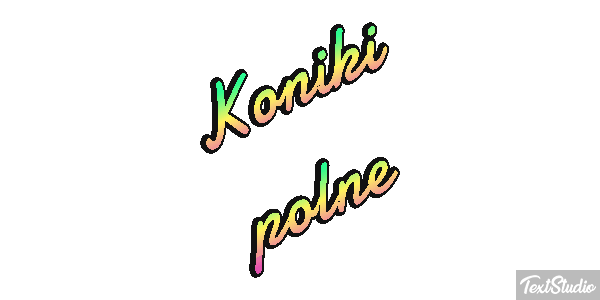 Koniki polne Efekt tekstowy