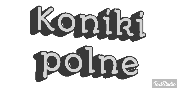 Koniki polne Efekt tekstowy
