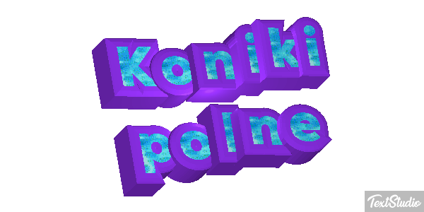 Koniki polne Efekt tekstowy