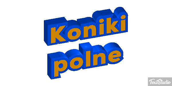 Koniki polne Efekt tekstowy