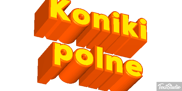 Koniki polne Efekt tekstowy