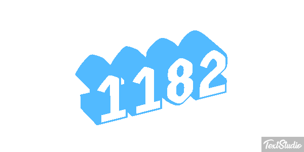 1182 Tekst effect