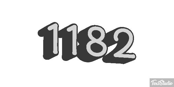 1182 Tekst effect