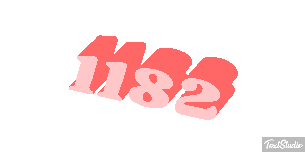 1182 Tekst effect