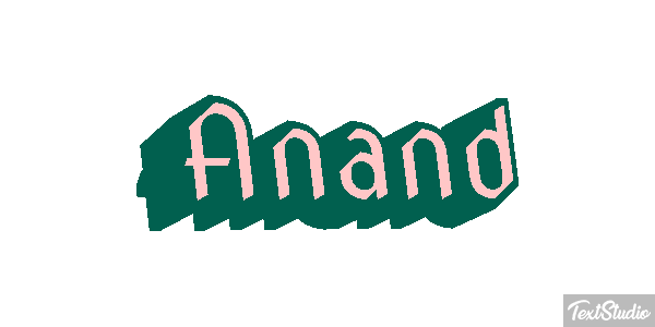 Anand Text effect