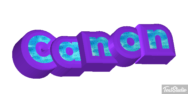 Canon Text effect