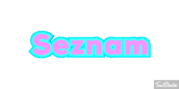 Seznam Текстовый эффект