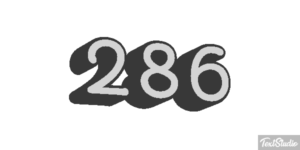 286 Effet de texte