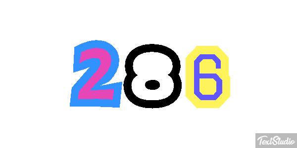 286 Effet de texte