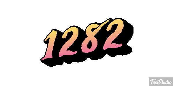 1282 Text effect