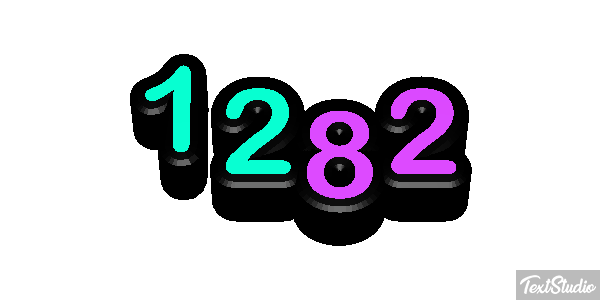 1282 Text effect