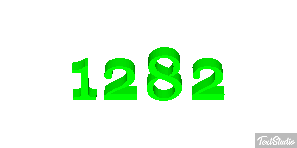 1282 Text effect