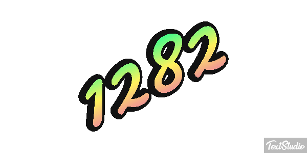 1282 Text effect