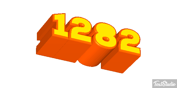 1282 Text effect
