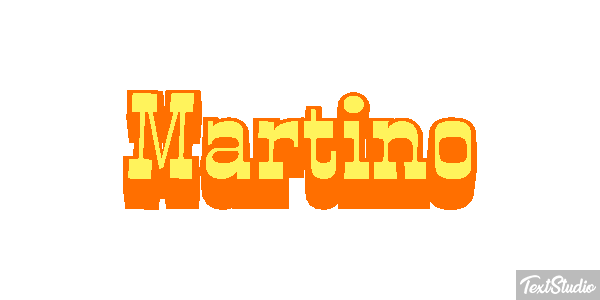 Martino Effetto testo