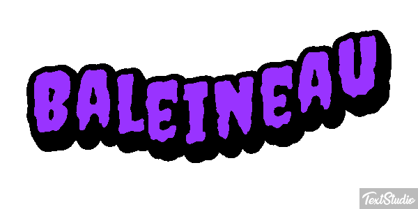 Baleineau Effet de texte