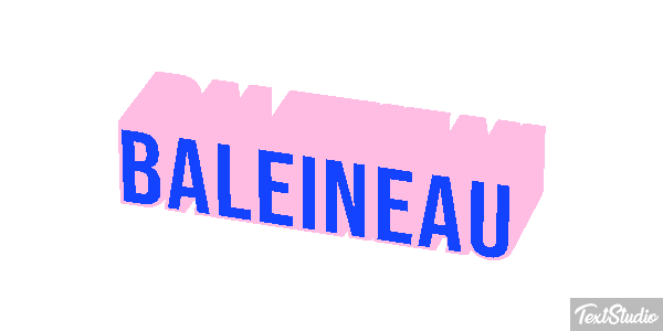 Baleineau Effet de texte