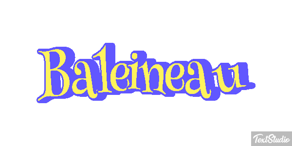 Baleineau Effet de texte