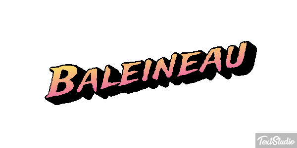 Baleineau Effet de texte