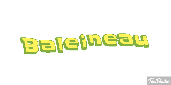Baleineau Effet de texte