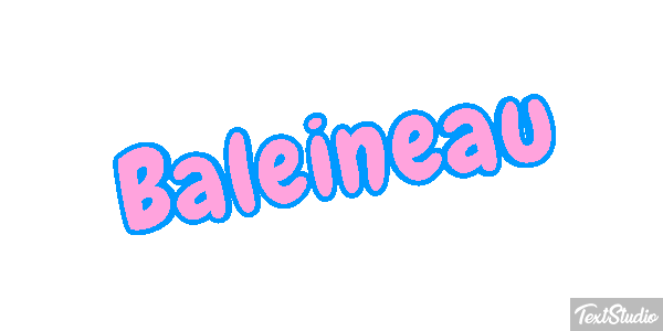 Baleineau Effet de texte