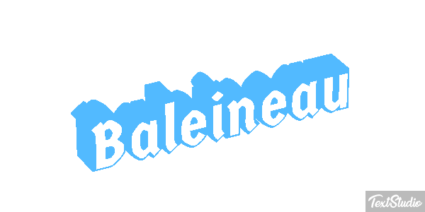 Baleineau Effet de texte