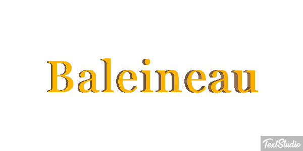 Baleineau Effet de texte