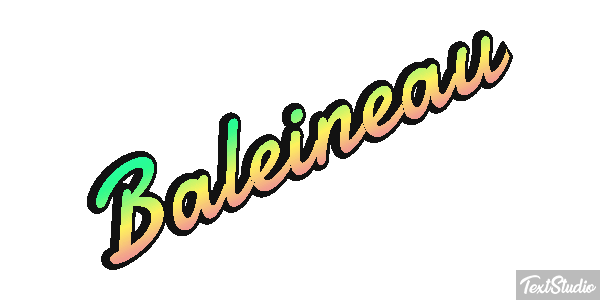 Baleineau Effet de texte
