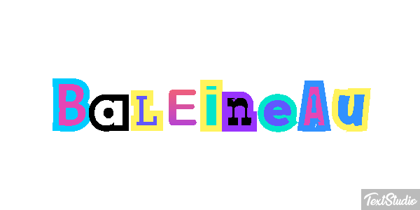 Baleineau Effet de texte