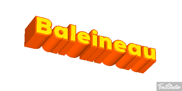 Baleineau Effet de texte