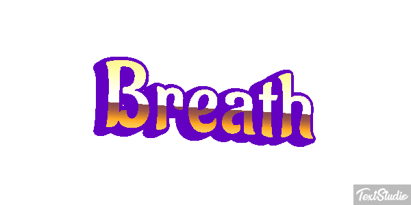 Breath Efeito do texto