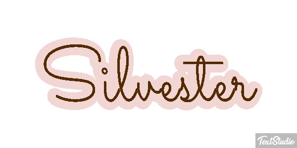 Silvester Texteffekt