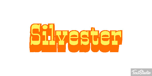 Silvester Texteffekt
