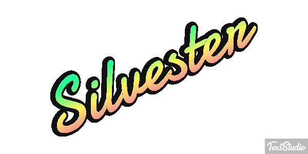 Silvester Texteffekt